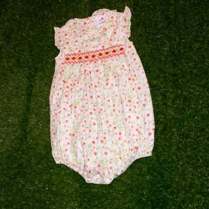 Girls bubble romper